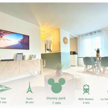 L'Organik Disney 7 Min Gare 5 Min Parking Prive เชสซี ภายนอก รูปภาพ