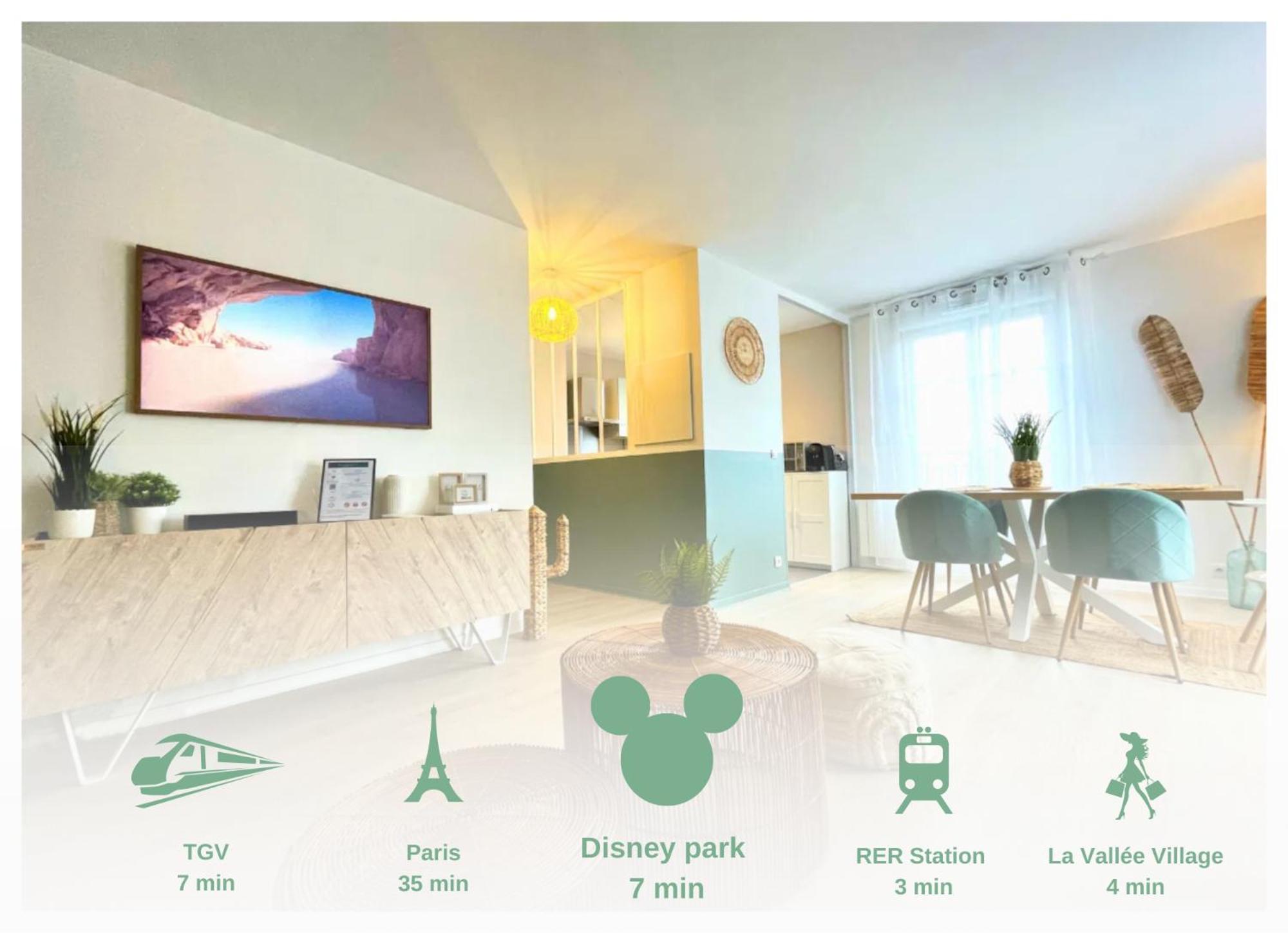 L'Organik Disney 7 Min Gare 5 Min Parking Prive เชสซี ภายนอก รูปภาพ